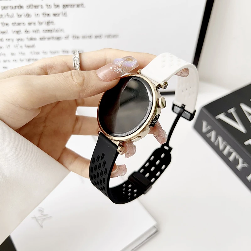 Силиконовый ремешок для часов Huawei Gt4 18 мм