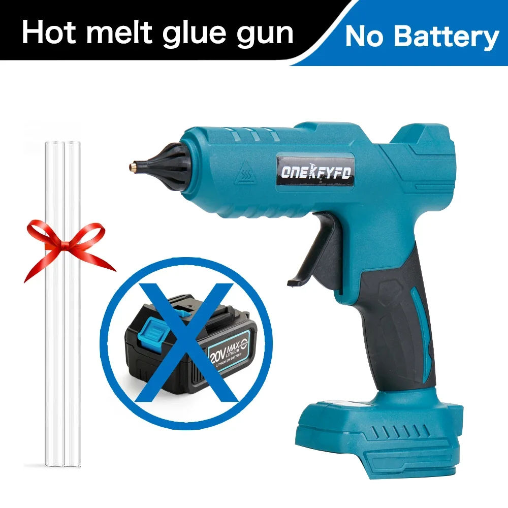 

Беспроводная горячая клеевой пистолет ONEKFYFD для батареи Makita + 2 стержня