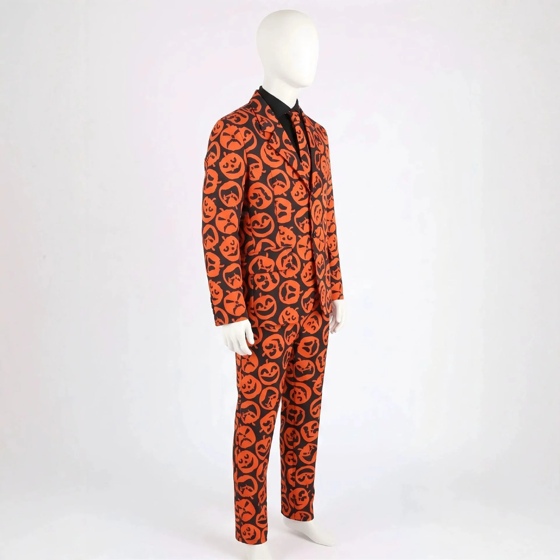 Фото Костюм для косплея WHH TV Show Funny Pumpkins Suit Saturday, униформа для вечеринок, наряды для ролевых игр, мужской костюм для Хэллоуина и карнавала №3