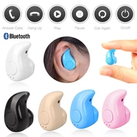 m165 bluetooth earphone mini stereo bluetooth headset wireless hanging earbuds sport handsfree earphones with mic for phone