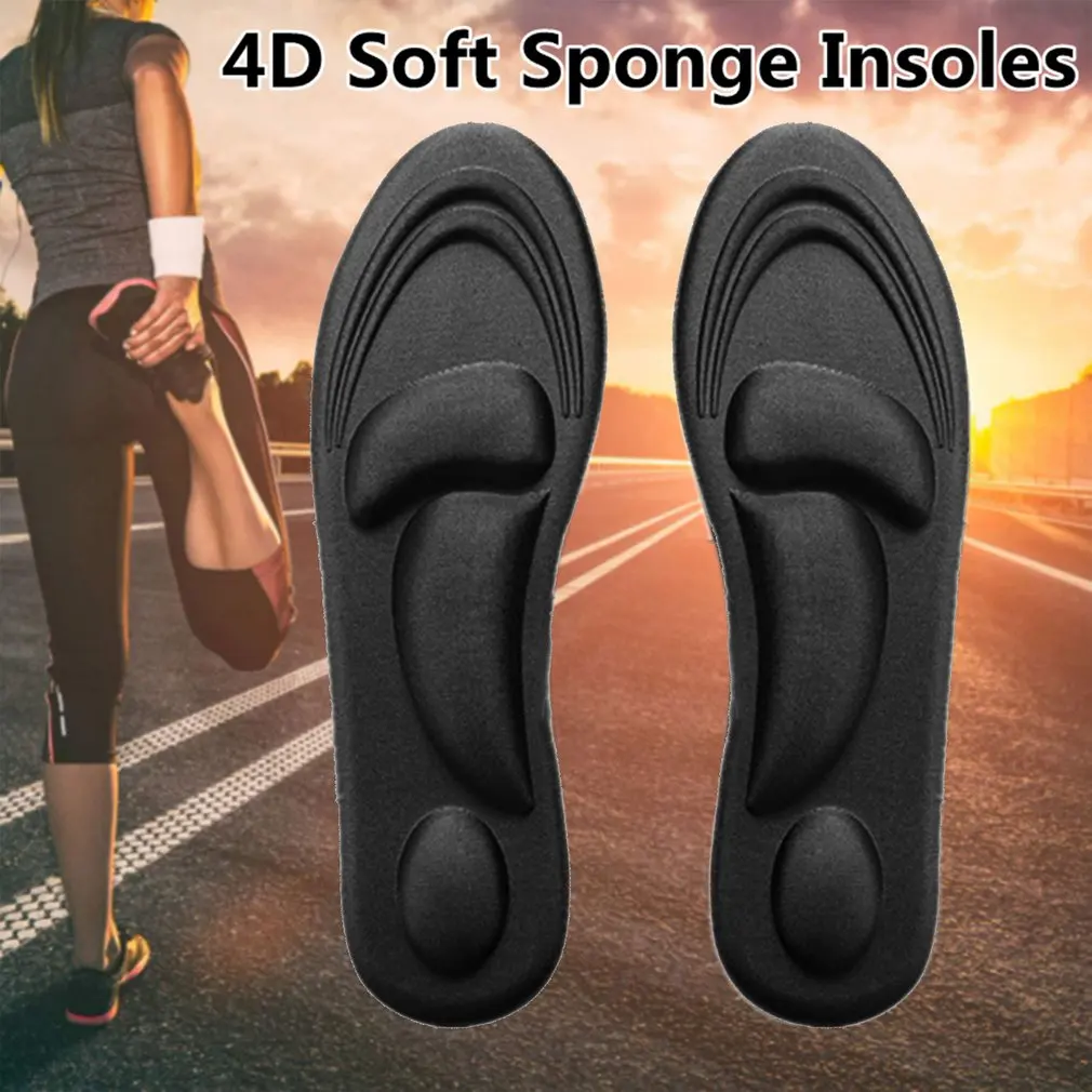 

Hot 2 Pack Insoles Soft Men Women Sponge Pain Relief 4D Memory Foam Orthopedic Insole Shoes Flat Arch Support Insole Sports Pad