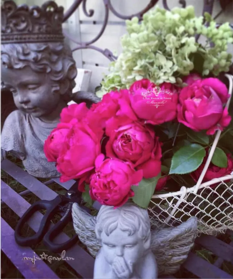 Французская винтажная потертая резиновая Корона ангел украшение для бюста сада