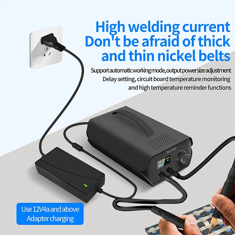 

NEW Portable Spot Welder 2.7V 3000F Capacitor DIY Energy Storage Nickel Sheet Mini Home Tools Spot Welding Machine EU/US Plug