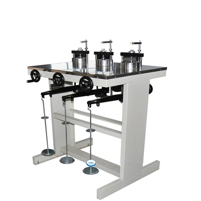 Economical dial gauge oedometer soil consolidation testing apparatus