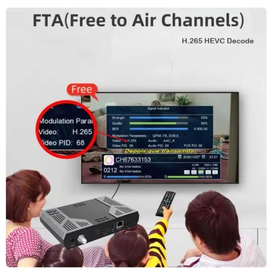 [Подлинная] Новинка 2025 года гибридная ТВ-приставка Skylinker Z8 Android + DVB-S2 HD 4K TV Box H265 5G Wi-Fi