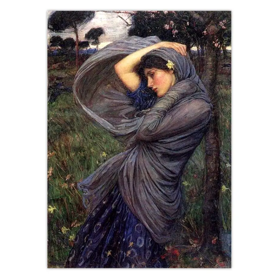 

Живопись постер "Boreas" Fine Comma Style Vintage Painting Poster Art