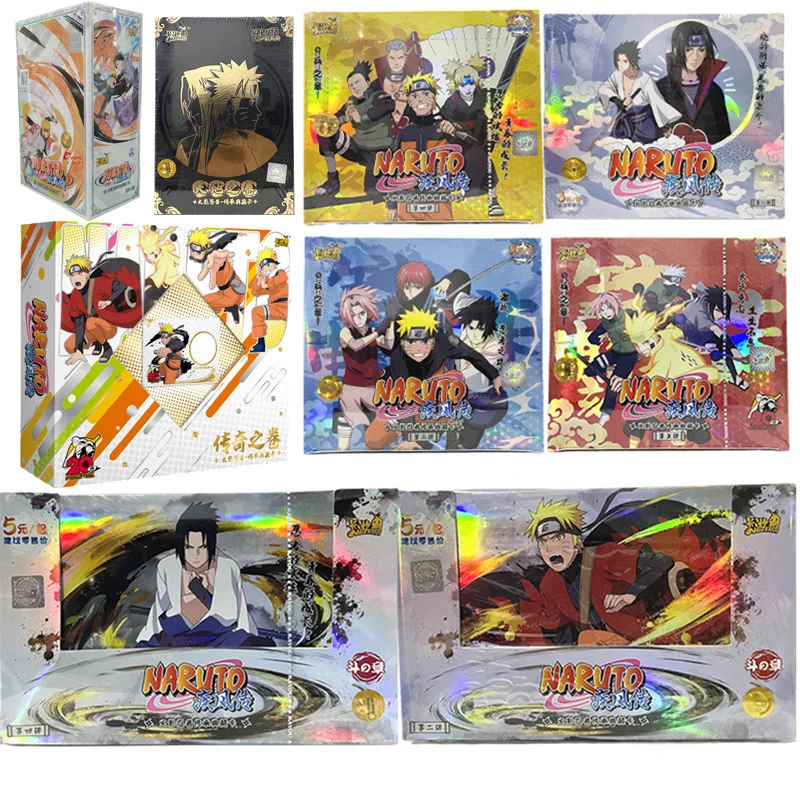 

2023 Genuine KAYOU Naruto Cards Booster Pack Complete Works Series Anime Character Collection Card Child Game Christmas Gift Toy