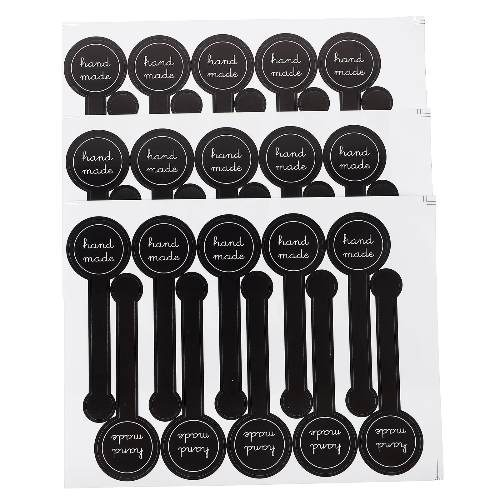 

30 Sheets Envelope Seal Stickers Bakery Strip Gift Decals Pvc Adhesive Label Packaging Labels Baking