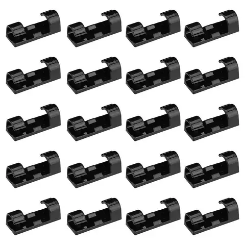 20 шт., зажимы для кабелей