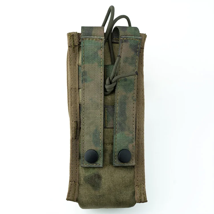 Outdoor Sports Multifunctional Sundry Bag 6094 Styling Tactical Tank Top Radio Interphone Bag Green Ruins Camo TC0039