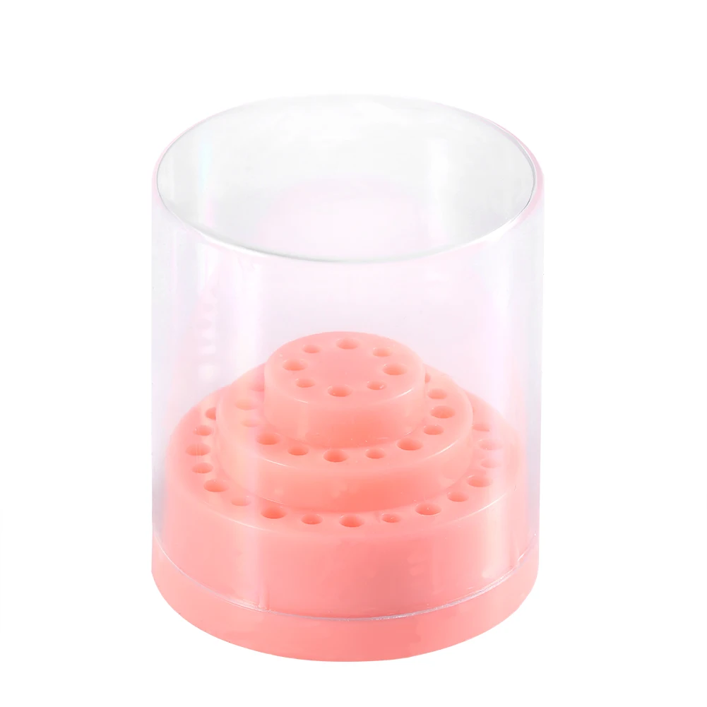 

48 Holes Portable Nail Art Drill Grinding Head Bit Display Storage Box Rack Tool