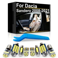 car led interior light canbus for dacia sandero 1 2 3 2008 2010 2012 2015 2016 2017 2019 2020 2021 accessories auto indoor lamp