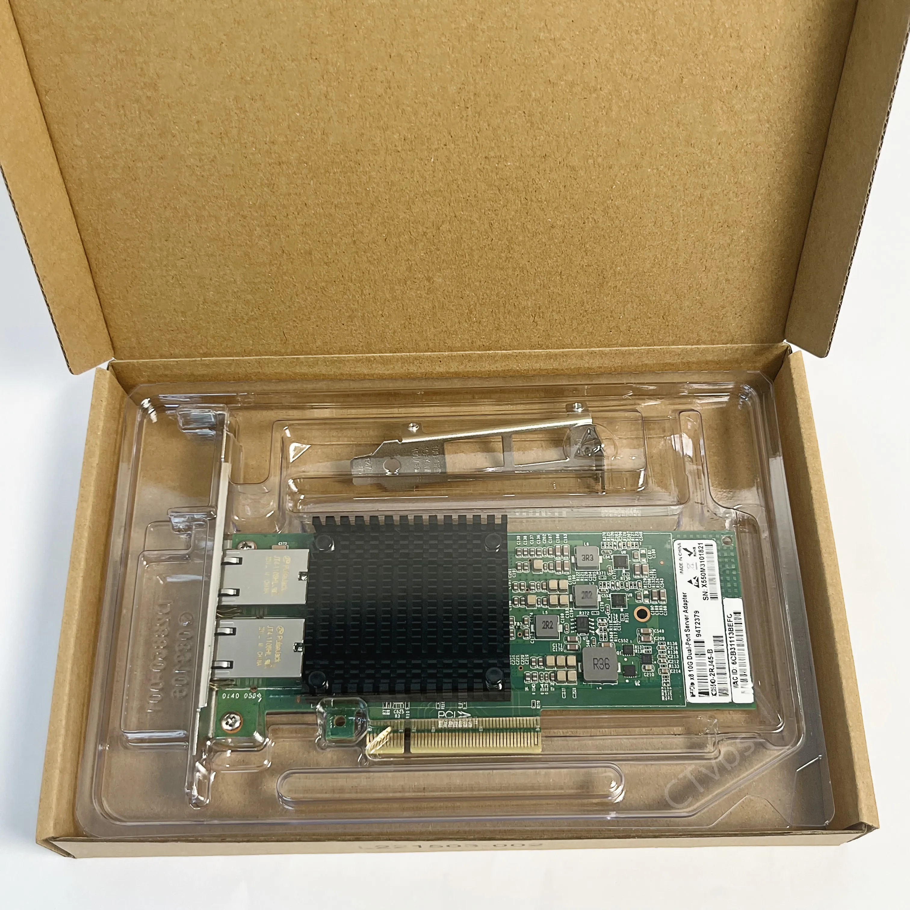 Intel X550-T2 10Gigabit 10GBe 10Gbit Dual Port Server Adapter GbaseT PCIe x8 3.0