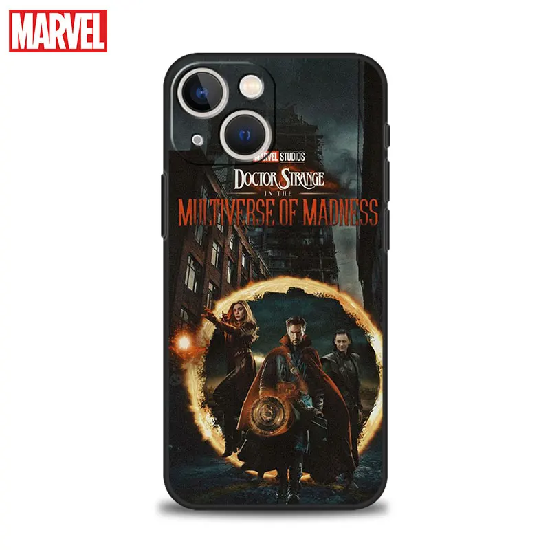 Чехол для телефона для Apple iPhone 14 11 12 13 Pro Mini X XR XS Max 6 6S 7 8 Plus 2022 Cover Marvel Doctor Strange 2 Wanda on.