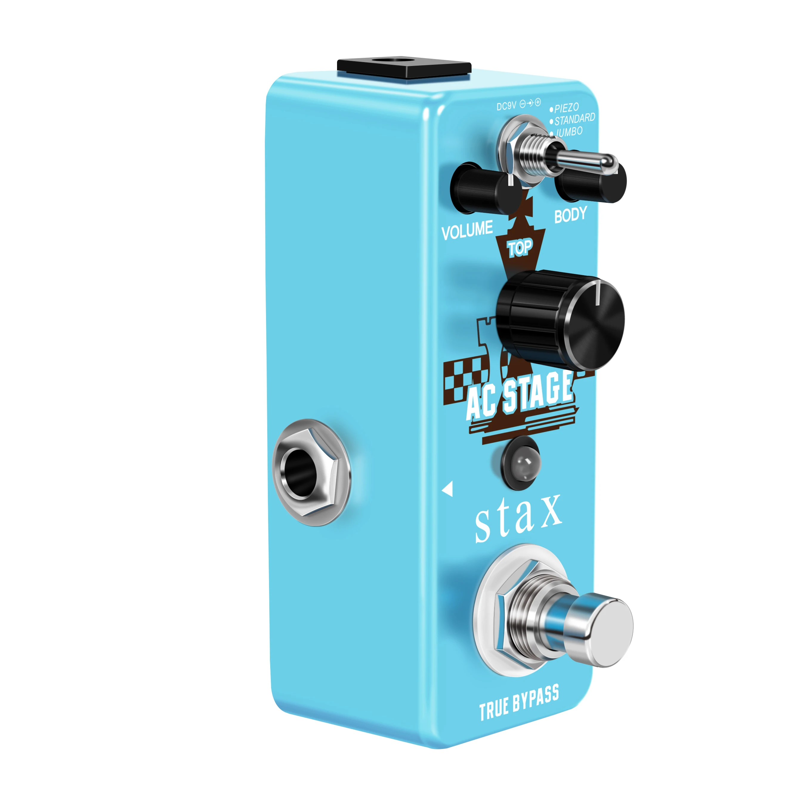 Stax LEF-320 AC Stage Guitar Pedal Effect Analog Acoustic Pedals For Guitars Guitarist Analog Effectors Piezo Standard Jumbo