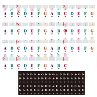 color piano keyboard stickers for 8861544937 key multi colorremovable letter piano stickers for kid learning piano