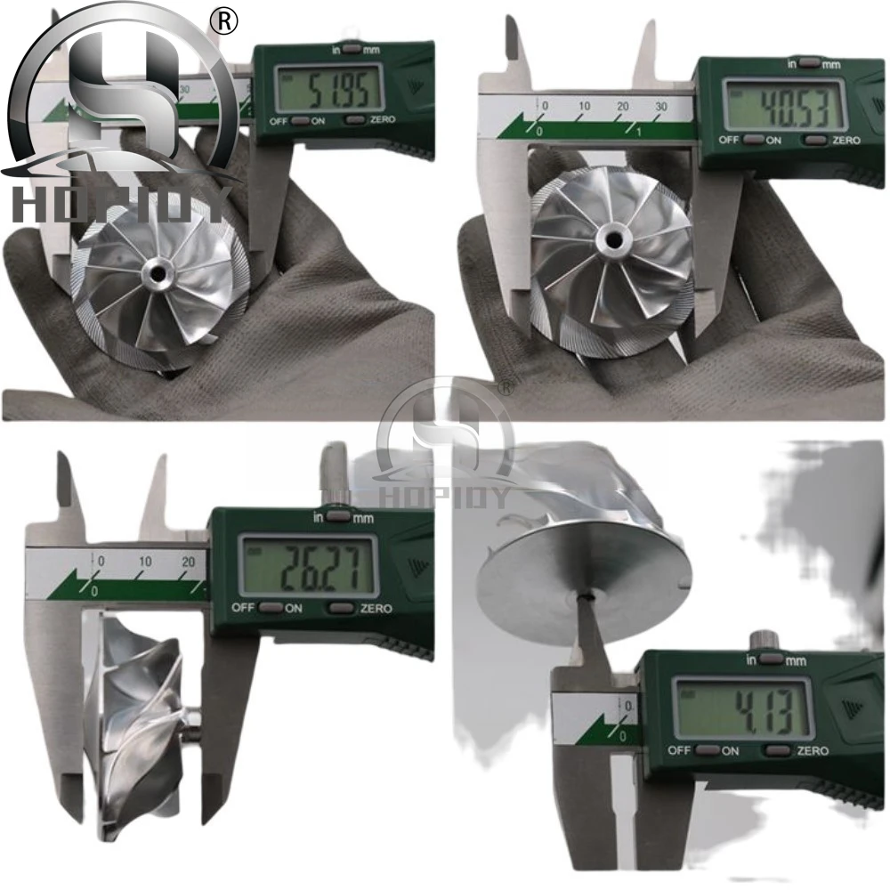 

H72 пятиосевое Фрезерное колесо 9 для турбокомпрессора аналогична длине 17201-11080