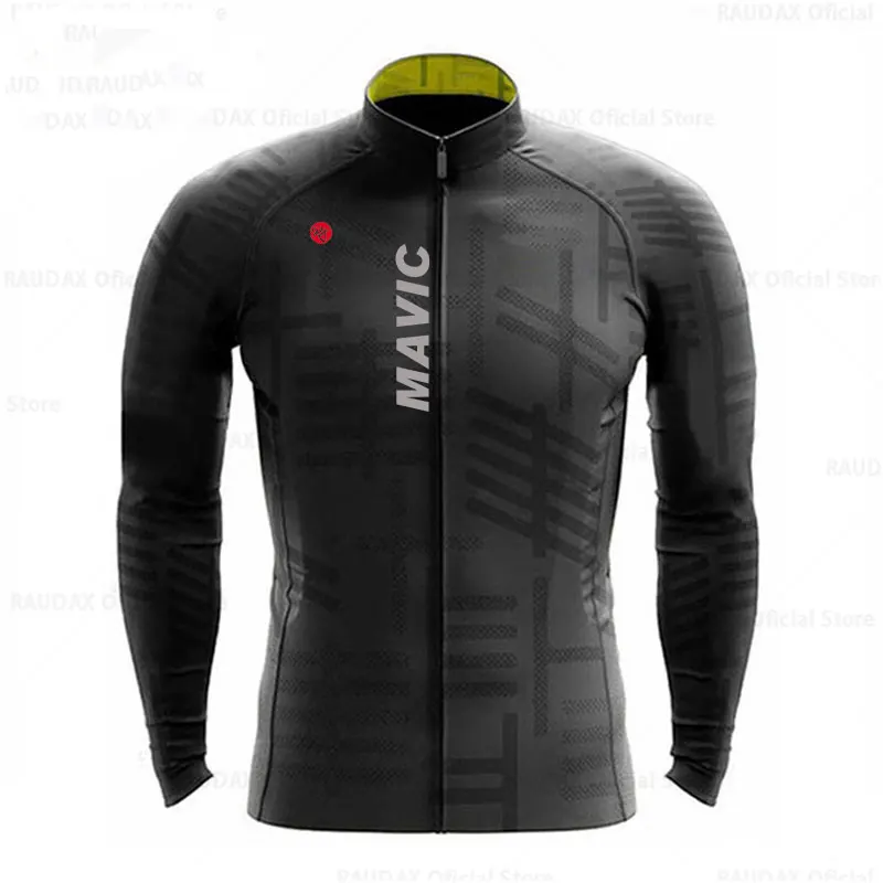 

2023 Rx Mavic Men's Spring and Autumn Cycling Team Long Sleeve Bike Wear Premium Mountain bike Mountain Bike Bib Sportswear