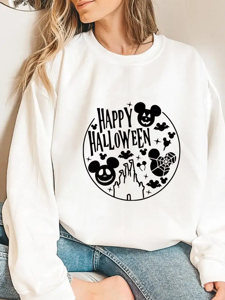 

Cartoon Style Letter Trend 90s Fashion Women Halloween Holiday Printed Pullovers Clothing Ladies Female Graphic Sweatshirts