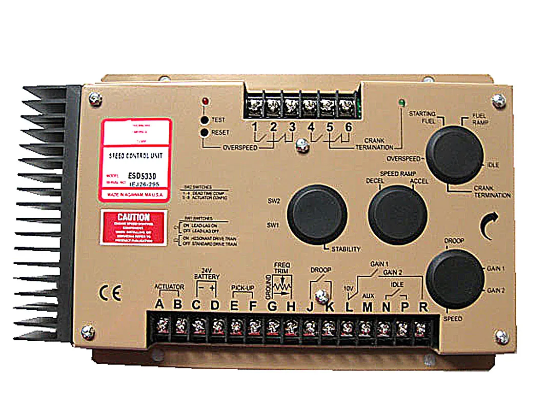 Контроллер скорости дизельного генератора ESD5330E Двухэлементный переключатель