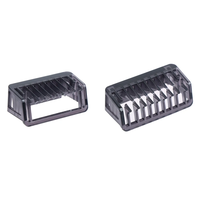 

2Pcs Salon Barber Hair Removal for Norelco OneBlade Comb Cutting, QP210/50 220 2523 2520 2527 6520,1mm & 2mm