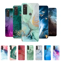 for fundas tcl 30 xl case soft silicone marble back cover phone cases for tcl 30 xl t701dl case tcl30 xl 30xl etui coque