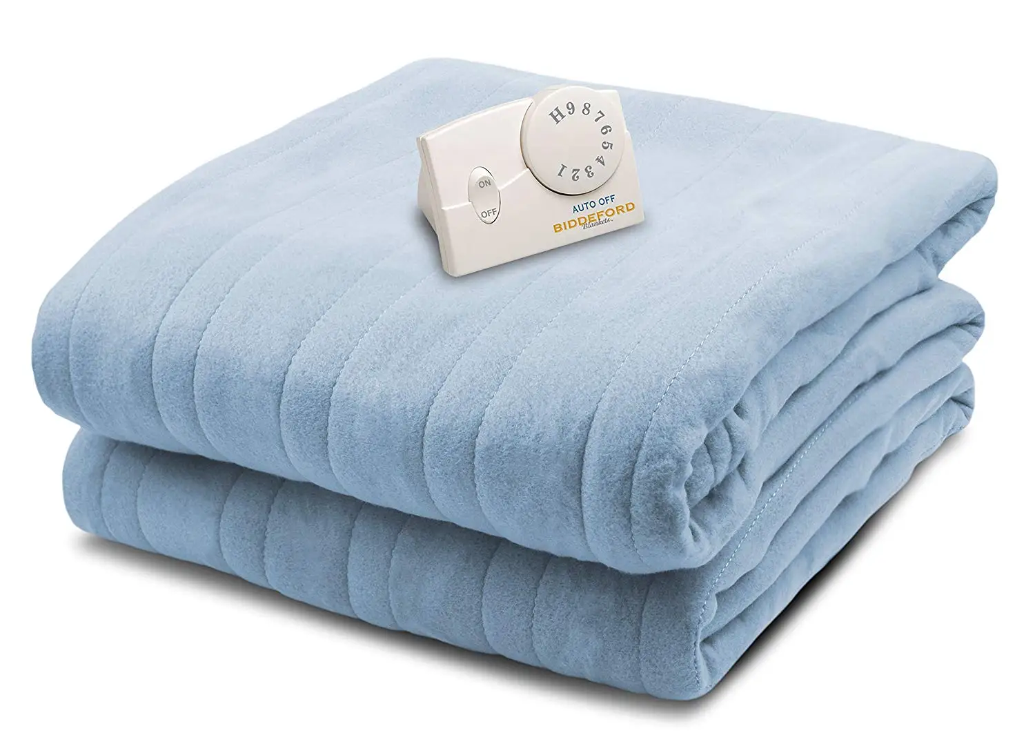 

Comfort Knit Fleece Electric Heated Blanket Queen Blue