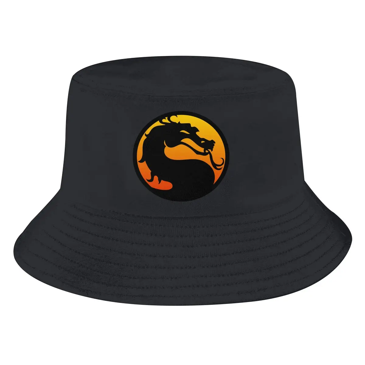 

Dragon Classic Bucket Hat Mortal Kombat Summer UnisexOutdoor Sunscreen Hat Fishing Hunting Cap Basin Beach