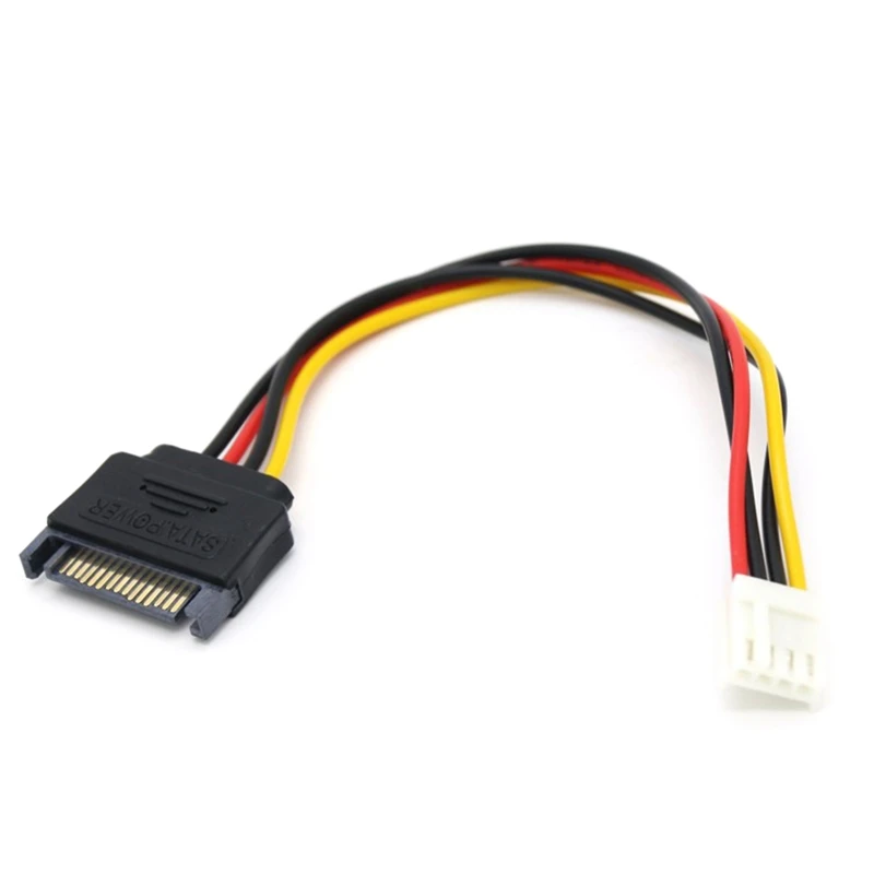 2 шт. 15-контактный разъем папа на 4-контактный дисковод FDD мама преобразователь