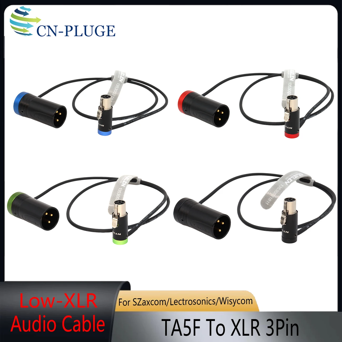 Аудиокабель TA5F (женский) - XLR (3-контактный, мужской) для приемников Lectrosonics SR Series, Wisycom MCR54, Zaxcom QRX200 к звуковым устройствам Sound Devices Zoom (art.: 3920db08c06df) - 3920db08c06df