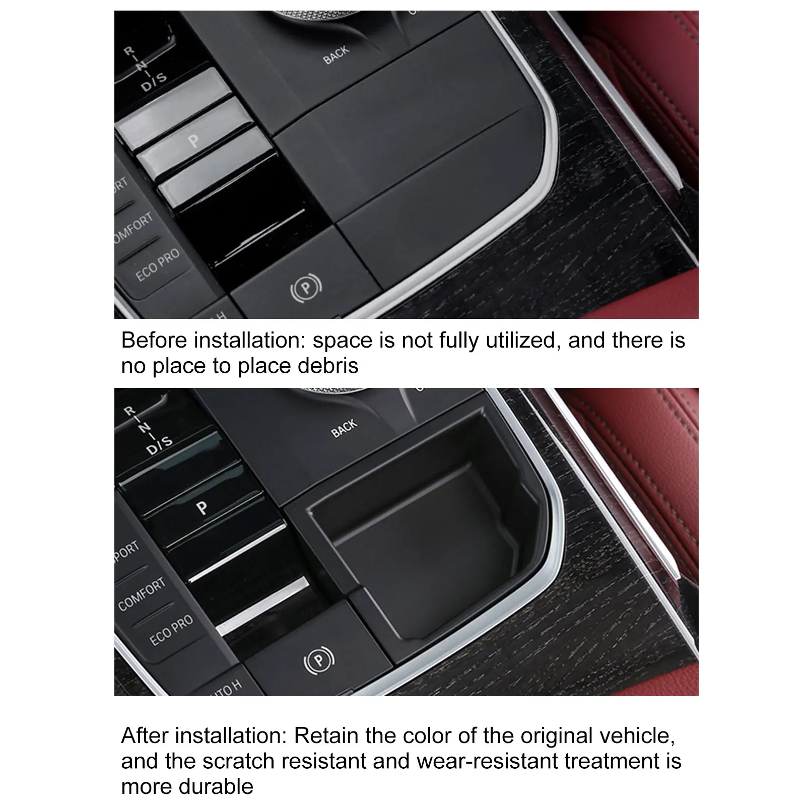 Коробка для хранения левых водительских автомобилей рычаг переключения передач