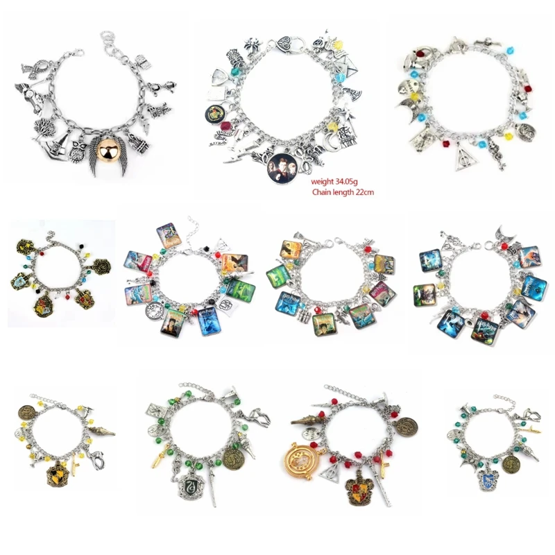 13 стилей Гарри Поттер Тернер времени Песочные часы Хогвартс Значок Снитч