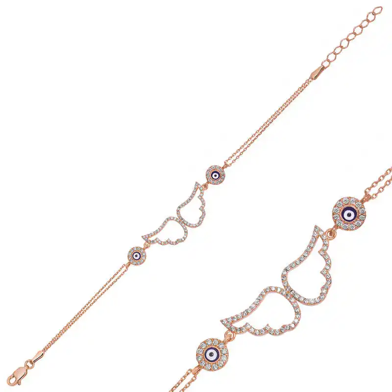 

Tevuli 925 Sterling Silver Angel Wing Bracelet