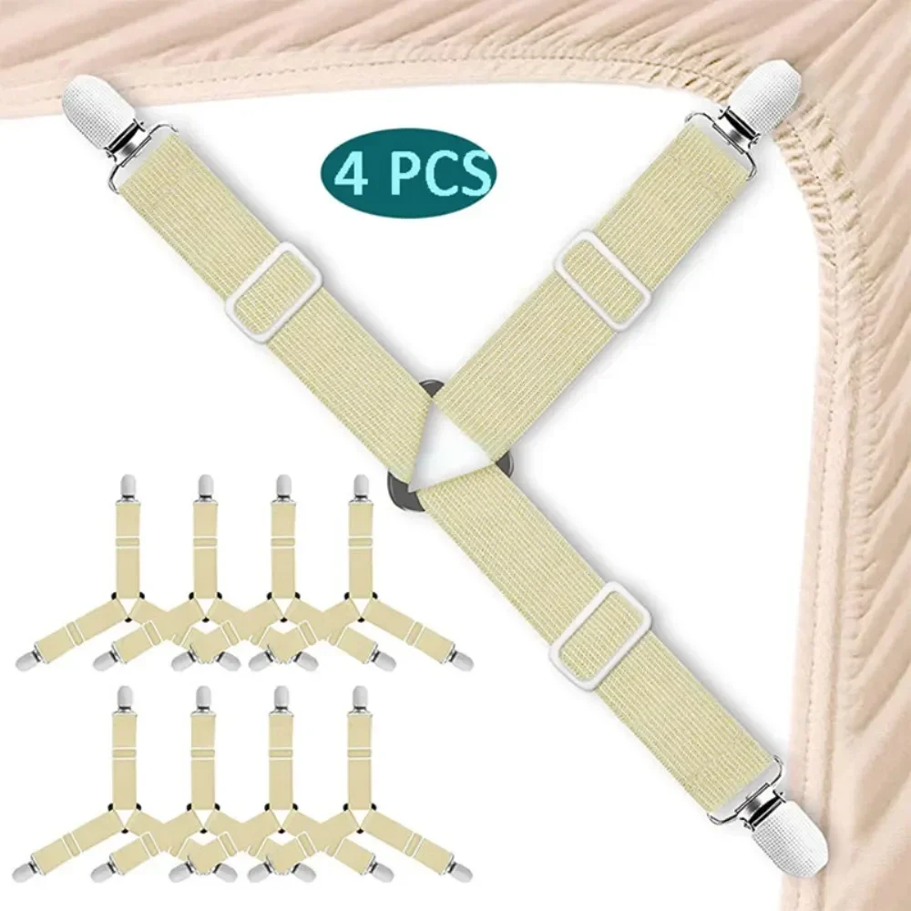 

Sheets Mattress Bed Adjustable Triangle Bed Suspenders Clips Fasteners for Gripper Covers Clip Sheet Sheet Straps Holder Elastic