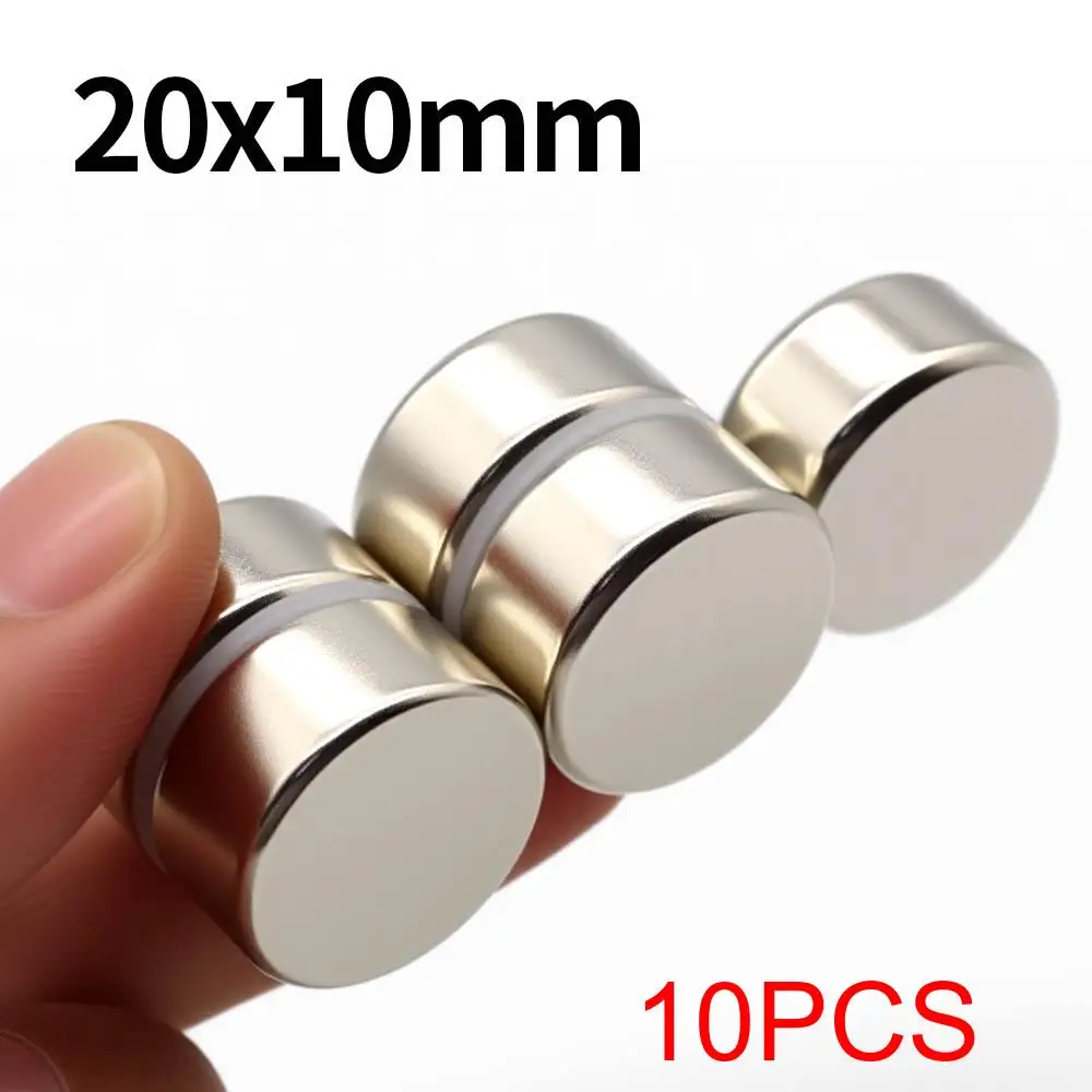 

20x10 мм супер сильный неодимовый магнит N35 NdfeB постоянный магнитный Imanes круглые мощные магниты магнит на холодильник