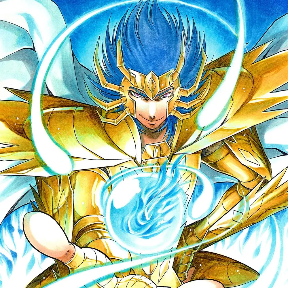 Ткань Saint Seiya Myth EX Gold Head Carving Рак Manigoldo-потерянный холст-LC модель аксессуар для