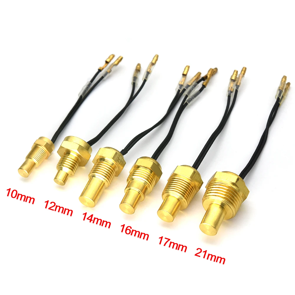 

12V/24V Car Truck Car Water Temperature Sensor 50K Head Plug 10MM 12MM 14MM 16MM 17MM 21MM 1/8NPT 3/8NPT Water Temp Sensor