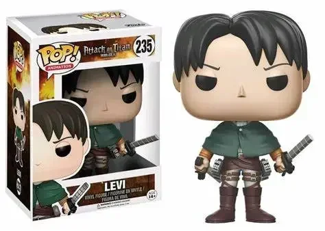 Японская анимационная атака Funko на Титанов Levi 235. # МИКАСА АКЕРМАНН 21 Эрен Йегер 20