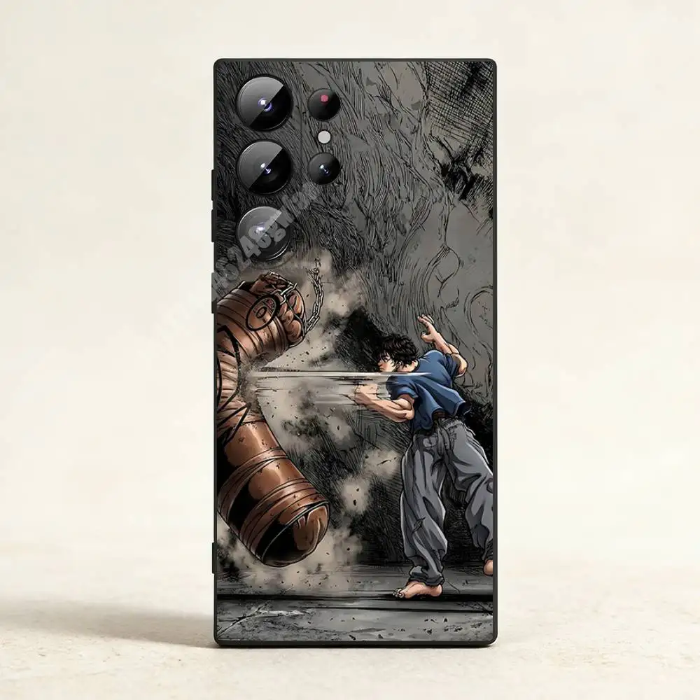 Фото Чехол для телефона Baki Jack Hanma The Grappler для Samsung Galaxy S21 S22 S23 Ultra Plus S24 S25 S26 FE Lite, защитный чехол из ТПУ №4
