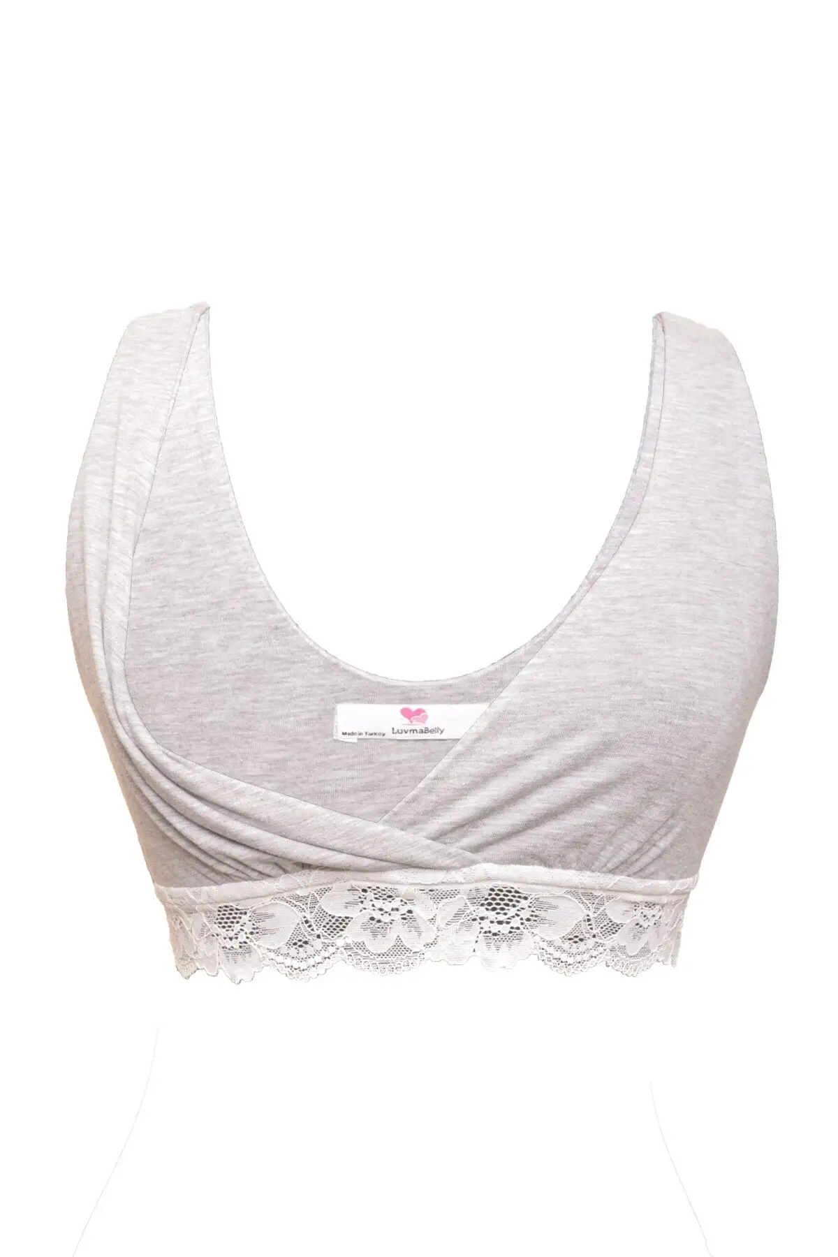 

Maternity Fashion Maternity Breastfeeding Bra Gray