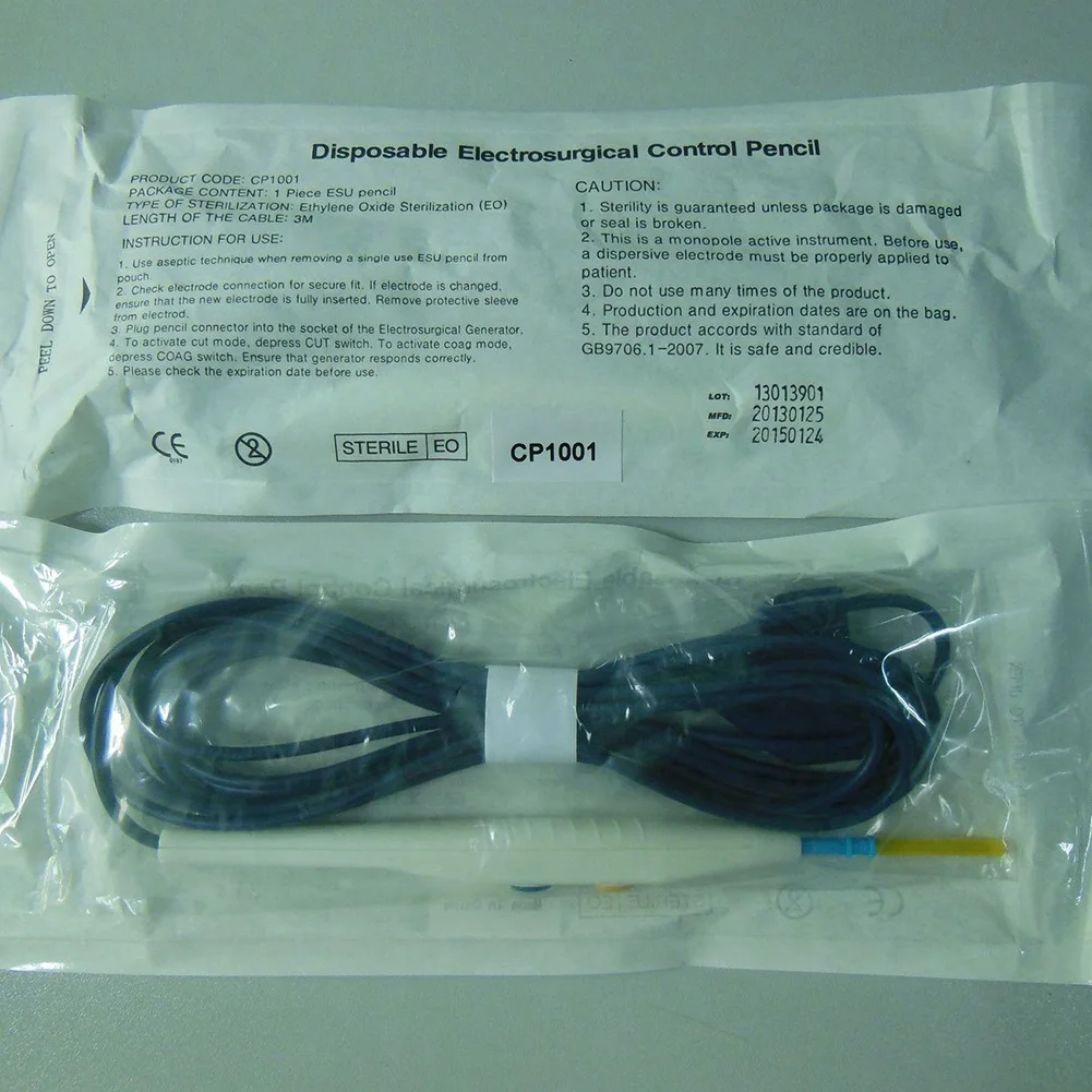 10Pcs Disposable Surgery ESU Pencil High Frequency Electrosurgery LEEP Unipolar Electric Knife Pen
