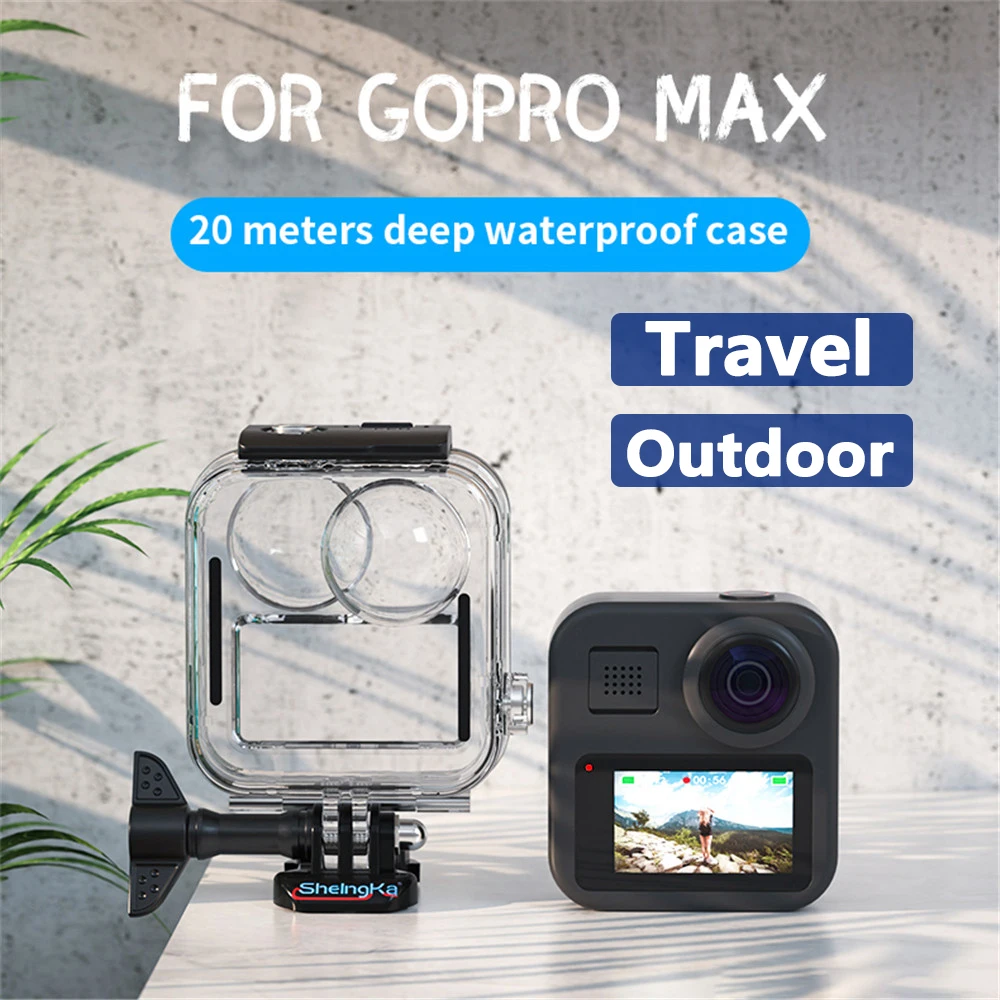 

Kebidu 360 Diving Protection Underwater Dive Cover Waterproof Housings For gopro MAX Action camera mini osmo action Camera Case