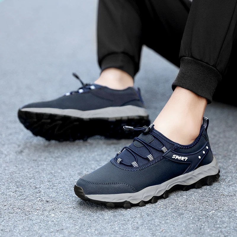 Mens Sneakers Breathable Sports Shoes Nonstop Casual Men Walking Shoes Life Waterproof Zapatillas Deportivas Hombre