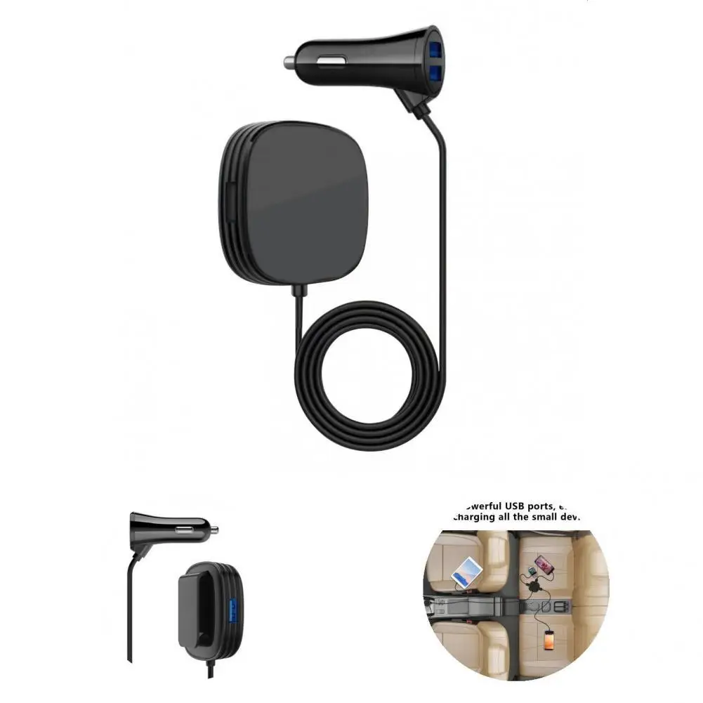 

Car Phone Charger Convenient Universal Temperature Control 5 USB Car Charger Car Charger Socket Cigarette Lighter Socket