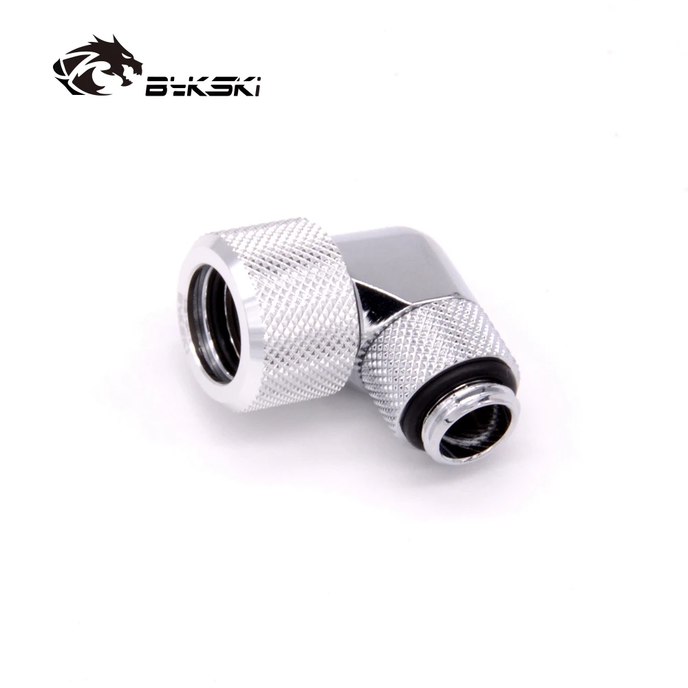 

Bykski 90 Degree OD12mm/OD14mm/OD16mm Hard Tube Rotary Fitting Hand Compression Fitting G1/4'' Pipe Use for Hard/Rigidity Tube