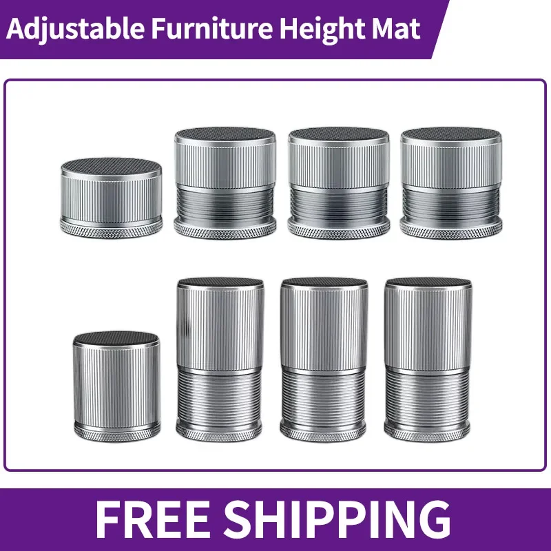 Регулируемые ножки для мебели 2/4 шт. металлические телевизора шкафа