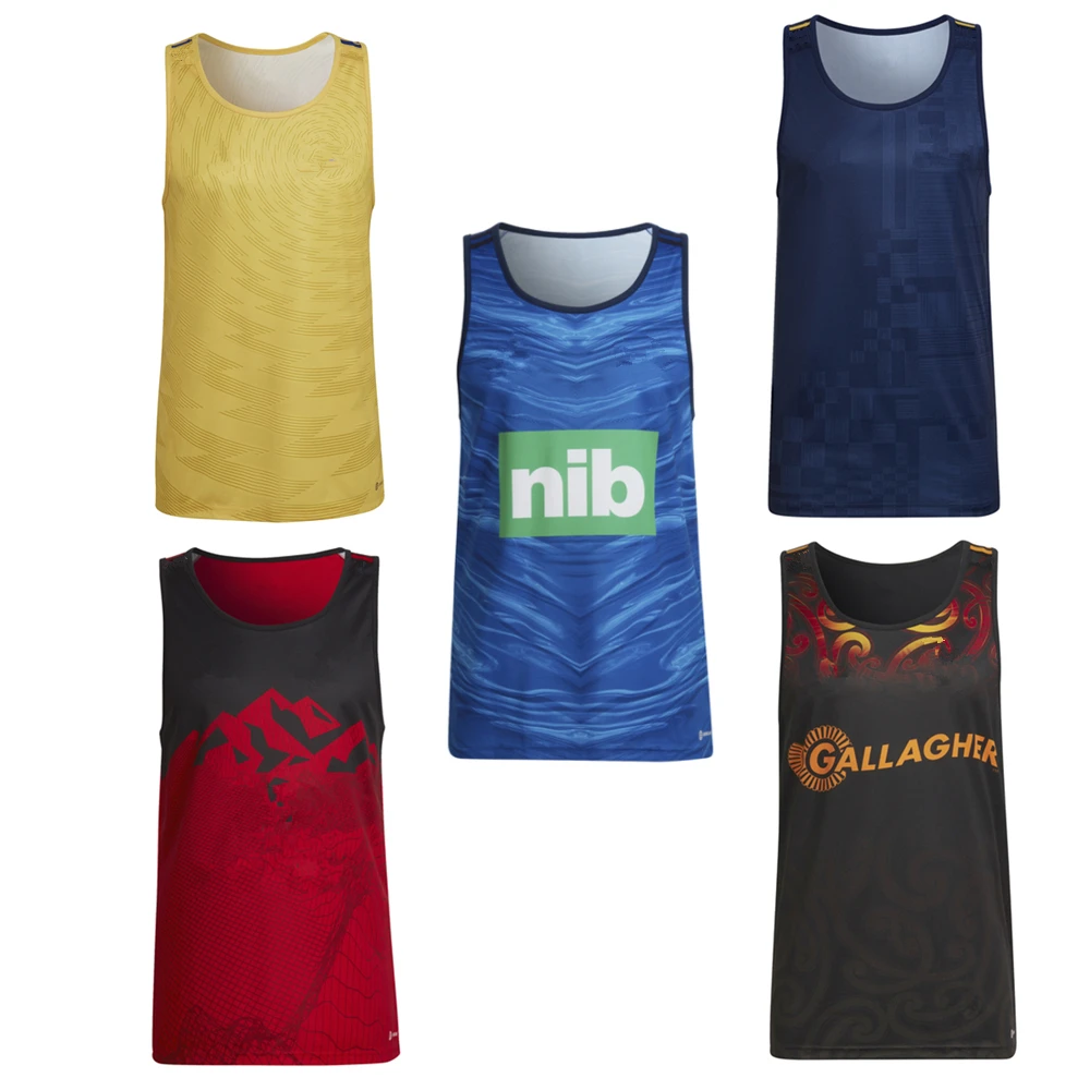 

2022 New style New Zealand singlet vest rugby jersey All teams rugby shirt big size 4xl 5xl