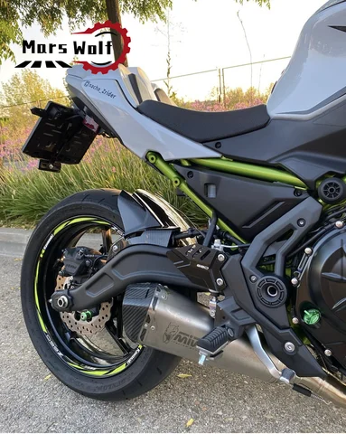 Для KAWASAKI Z650 Z 650 ninja 2018 - 2020 мотоциклетная подножка задняя подножка комплект защитная пластина для пятки аксессуары для педалей