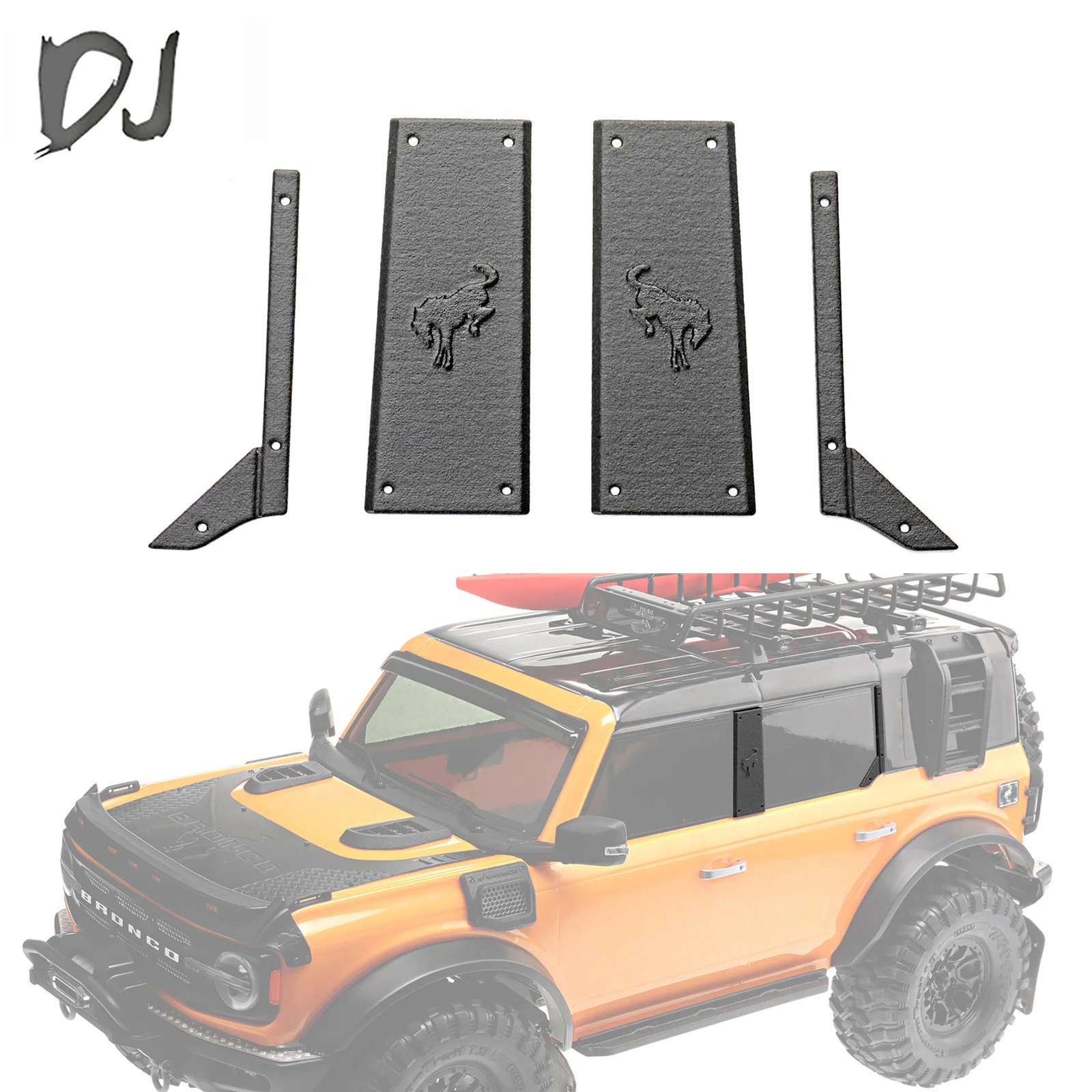

DJ 3D Column Cover Standard B and C for 1/10 New Bronco 2021 Retrofit Accessories AXIAL SCX10 1/8 1/10 RC Car Body Upgrade Parts