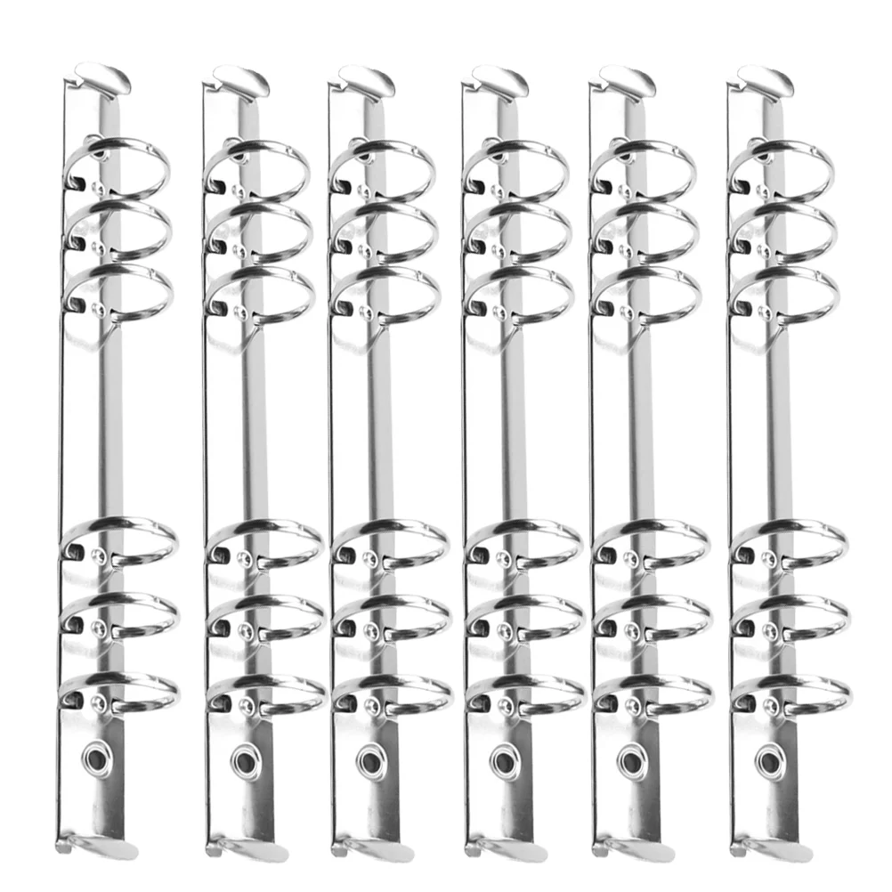 

Binder Ring Mechanism Folder Notebook File Metal Loose Leaf Rings Replacement Diy A5 Kit Binding Accessories Planner Book Spines
